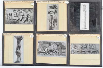 Lot 69 - One Hundred and Fifty Plus Ancient History 3¼'' Magic Lantern Slides