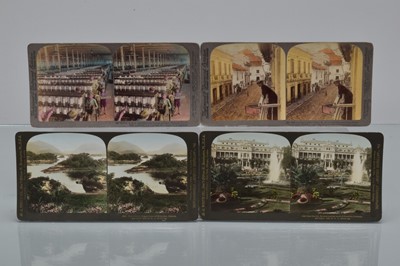 Lot 79 - Tissue & Colour Tinted Stereoscopic Cards