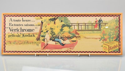 Lot 90 - An Original 1930's French Kodak Verichrome Advertising Poster