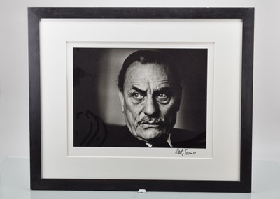 Lot 91 - A Sally Soames B&W Photographic Print of Enoch Powell