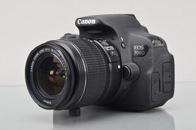 Lot 103 - A Canon EOS 700D DSLR Camera