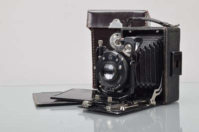 Lot 127 - An Ernemann Heag VII 6.5x9cm Folding Plate Camera