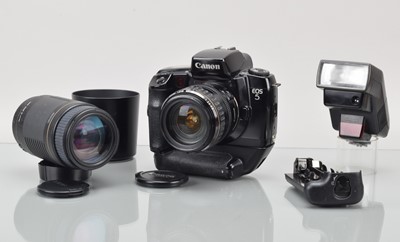 Lot 145 - A Canon EOS 5 SLR Camera