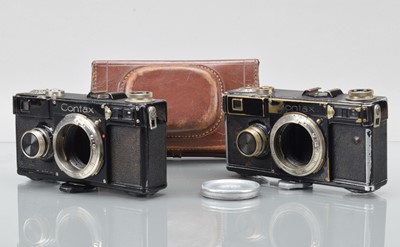 Lot 192 - Two Zeiss Ikon Contax If Rangefinder Camera Bodies