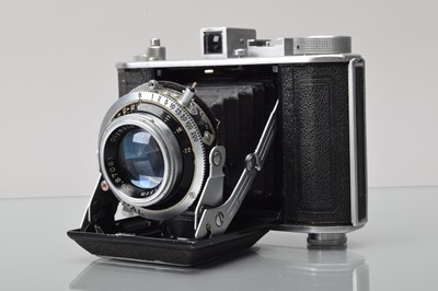 Lot 206 - An Olympus Chrome Six III-B 6x6 Folding Camera
