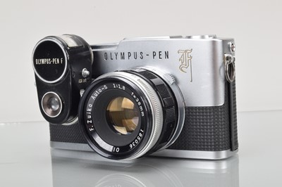 Lot 213 - An Olympus Pen F Half Frame Camera