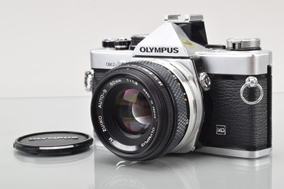 Lot 232 - An Olympus OM-2n SLR Camera