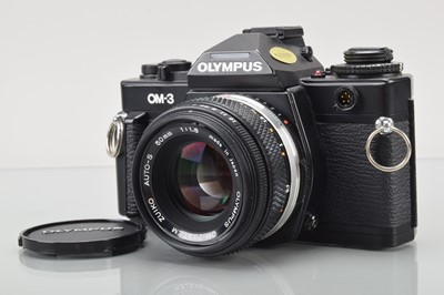Lot 233 - An Olympus OM-3 SLR Camera