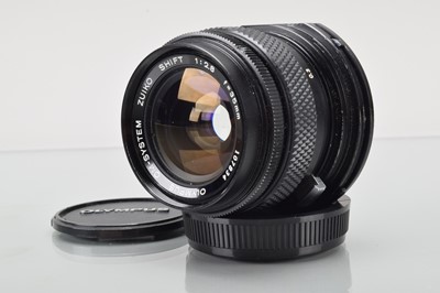 Lot 239 - An Olympus OM Zuiko 35mm f/2.8 Shift Lens