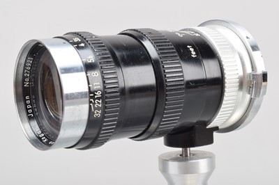Lot 272 - A Nippon Kogaku Nikkor-Q 13.5cm f/3.5 Lens