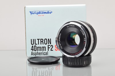Lot 323 - A Voigtländer Ultron 40mm f/2 SL Aspherical Lens