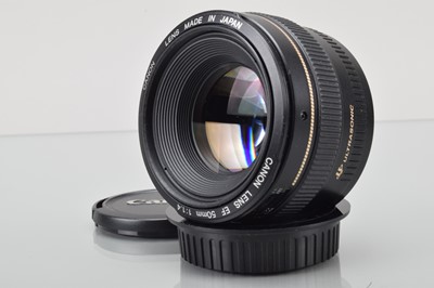 Lot 334 - A Canon EF 50mm f/1.4 Ultrasonic Lens