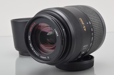 Lot 338 - A Lumix G Vario 45-200mm f/4-5.6 Mega O.I.S. Lens
