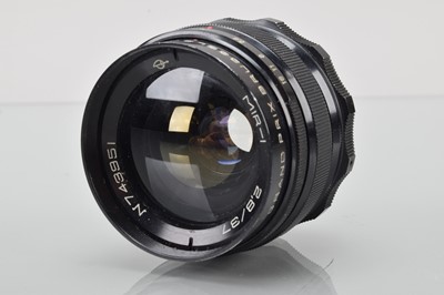 Lot 341 - A MIR-I 37mm f/2.8 Grand Prix Brussels 1958 Pre Set lens