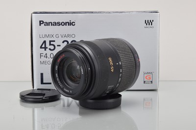 Lot 355 - A Panasonic Lumix 45-200mm f/4-4.6 Mega O.I.S Lens