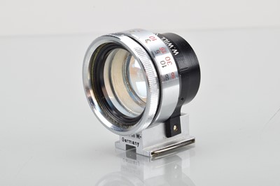 Lot 405 - A W. Will Wetzlar 35mm-50mm-85mm-135mm Shoe Mount Bright Line Finder
