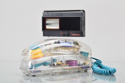 Lot 416 - A Mybelle Spotlight 753 Clear-Multi Coloured Analogue Telephone