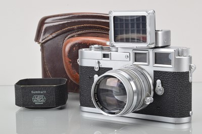 Lot 425 - A Leitz Wetzlar Leica M3 Rangefinder Camera