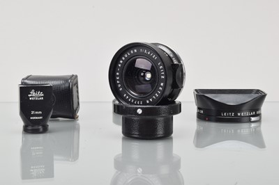 Lot 440 - A Leitz Wetzlar Super Angulon 21mm f/3.4 Lens
