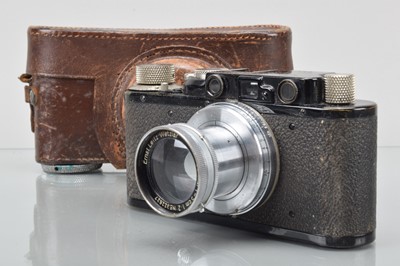 Lot 448 - A Leitz Wetzlar Leica II Model D Rangefinder Camera