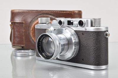 Lot 449 - A Leitz Wetzlar Leica III Model F Rangefinder Camera