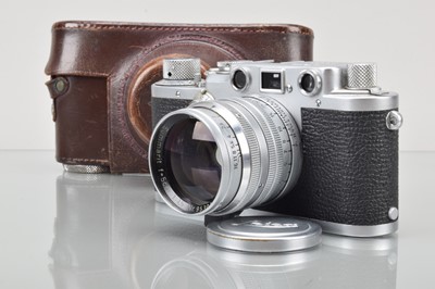 Lot 452 - A Leitz Wetzlar Leica IIIf Rangefinder Camera