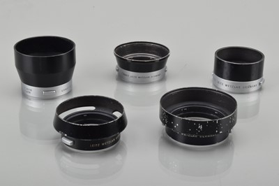 Lot 463 - Five Leitz Wetzlar Lens Hoods