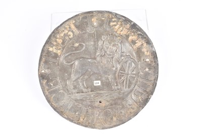 Lot 8 - A 19th Century circular lead British Office Insurance Company firemark
