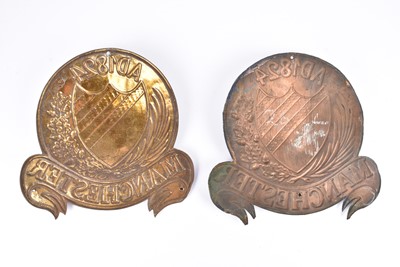 Lot 25 - Two 19th Century copper Machester Fire and Life Assurance Company founded in 1824 firemarks