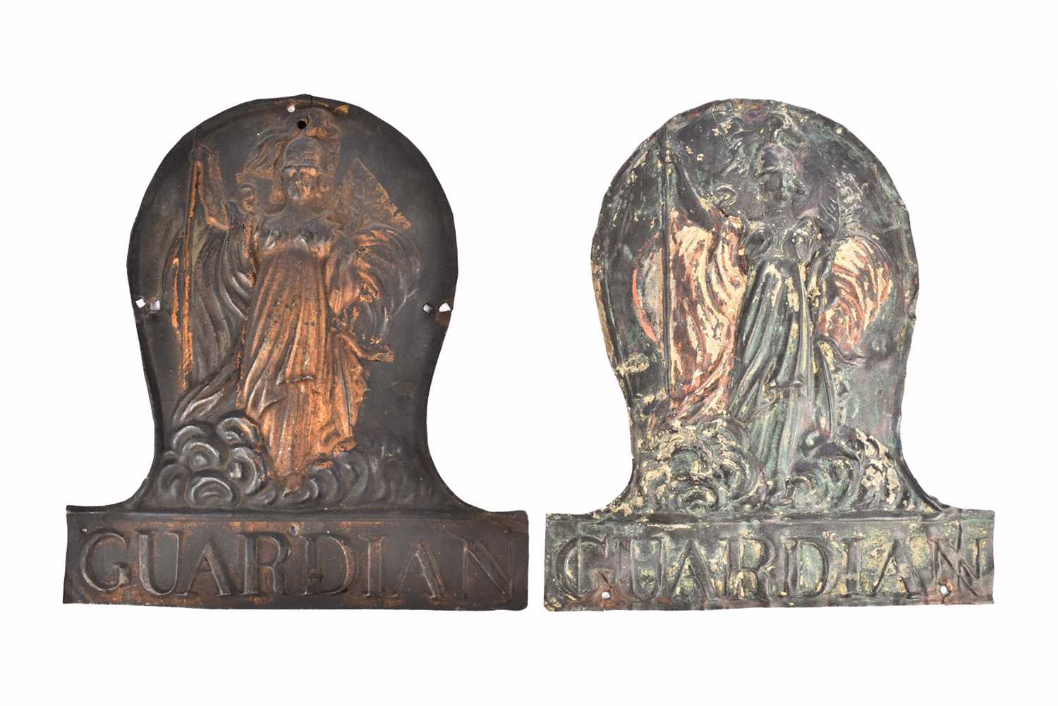 Lot 27 - Two 19th Cenutry copper Guardian Fire and Life Assurance Company firemarks