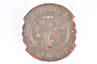 Lot 38 - A 19th Century tin National Assurance Company of Ireland firemark
