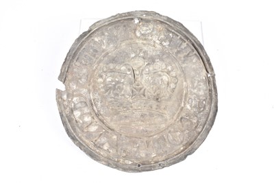 Lot 45 - A 19th Century circular lead West of Scotland Insurance Company firemark
