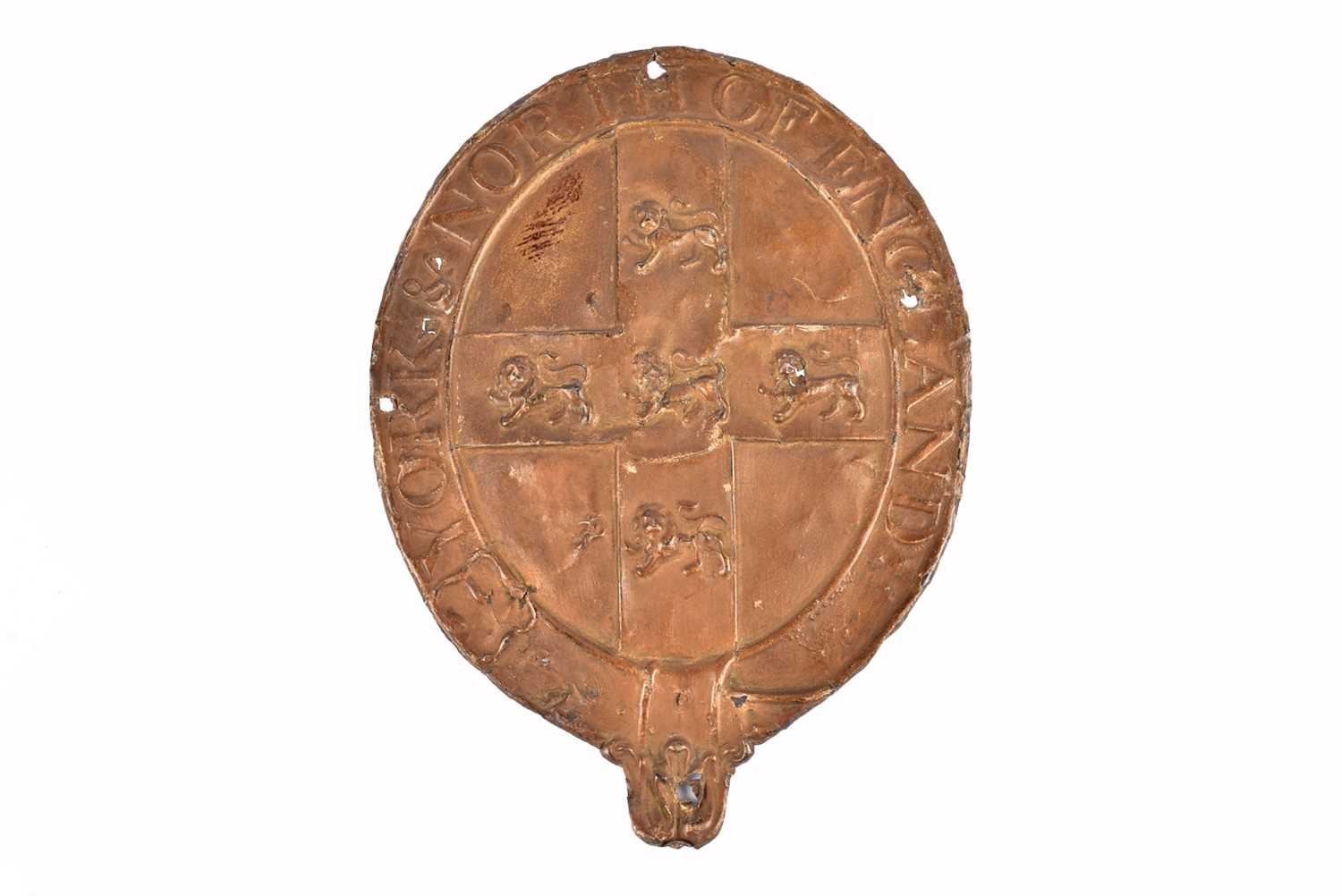 Lot 46 - A 19th Century copper York and North of England Assurance Company firemark