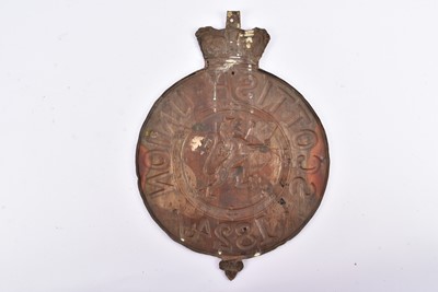 Lot 66 - A 19th Century copper Scottish Union Insurance Company firemark