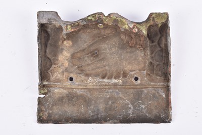 Lot 80 - A 19th Century lead Edinburgh Friendly Insurance Against Losses by Fire firemark