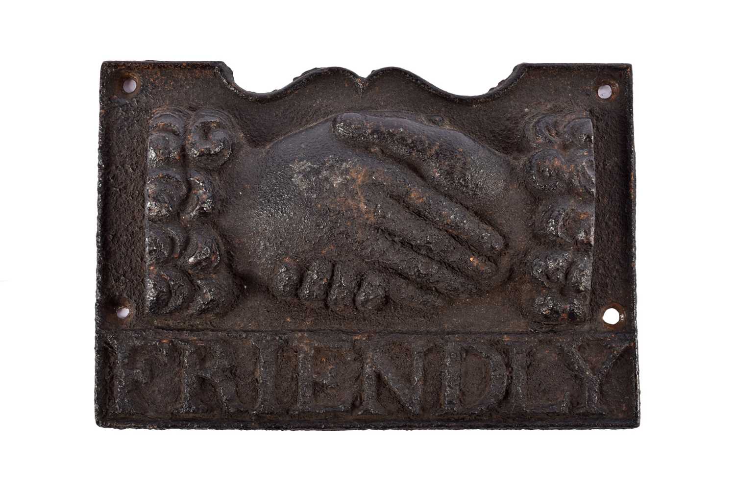 Lot 95 - An Edinburgh Friendly Insurance Against Losses by Fire cast iron firemark