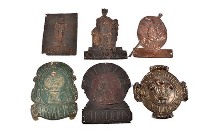Lot 207 - A collection of figural and pictoral fire marks and plaques