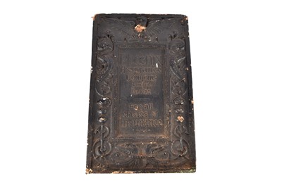 Lot 210 - A Phoenix Assurance Company Limited painted plaster covered woooden plaque