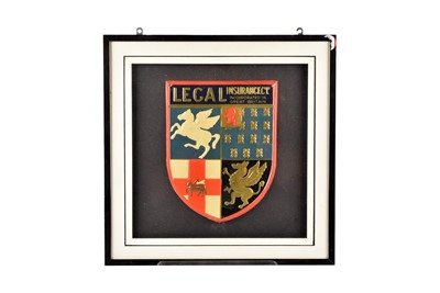 Lot 216 - Legal Insurance Co Ltd tinned Advertising fire mark