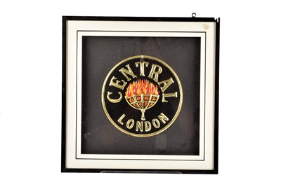 Lot 218 - A Central Insurance tinned Advertising Fire Mark