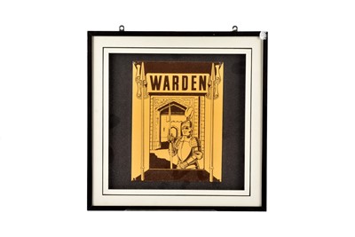 Lot 219 - Warden Insurance Co Ltd tinned Advertising Fire Mark