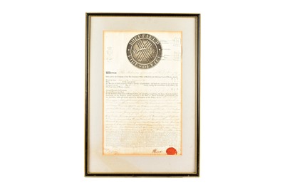 Lot 234 - Framed Sheffied Fire Office policy