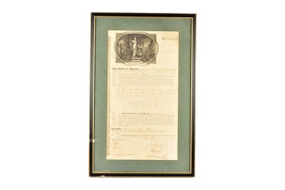 Lot 241 - Framed and glazed Phoenix Fire Office policy