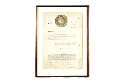 Lot 243 - Framed and glazed Sheffield Fire Office policy