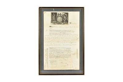 Lot 247 - Framed and glazed Sun Fire Office Insurance policy