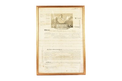 Lot 248 - Framed and glazed Kent Fire Office Insurance Policy