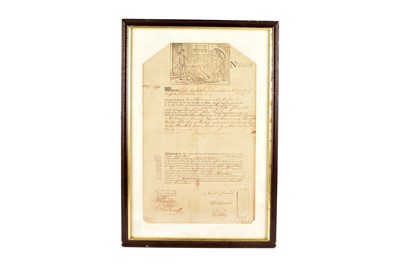 Lot 259 - Framed and glazed Sun Fire Office Insurance policy
