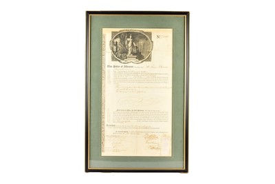 Lot 266 - Framed and glazed Phoenix Fire Office policy