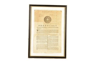 Lot 269 - Framed and glazed Sun Fire Office Proposal