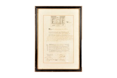 Lot 270 - Framed and glazed Fire Sun Office Insurance Policy